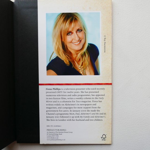Before I Forget By Fiona Phillips Signed Copy The Crazy Book Inn