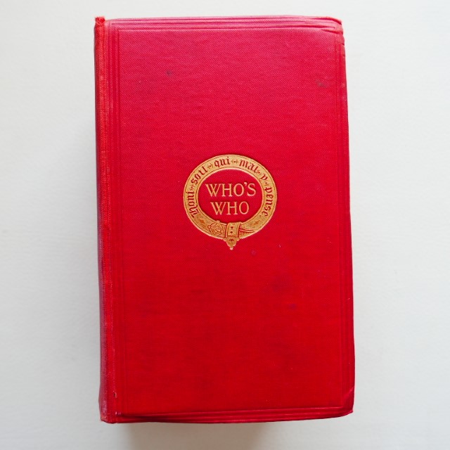 Who's Who 1915 - A&C Black Ltd - An Annual Biographical Dictionary with which is Incorporated "Men and Women of the Time"