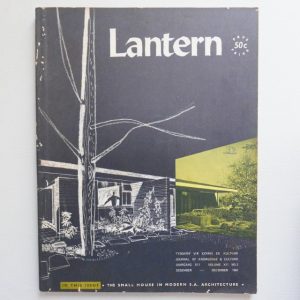 LANTERN - Tydskrif vir Kennis en Kultuur - Journal of Knowledge and Culture - Dec/Des 1962