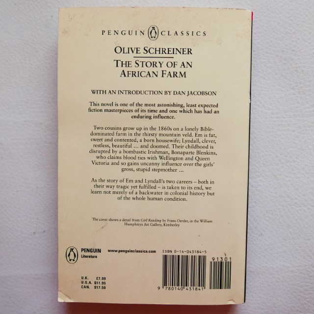 The Story of an African Farm by Olive Schreiner - Image 2