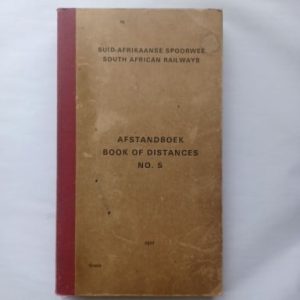South African Railways - Book of Distances No.5 - 1977