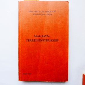 Suid Afrikaanse Spoorweë - Magasyndepartement - Magasyn Terreininstruksies - Junie 1967