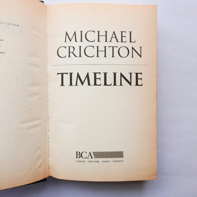 Timeline by Michael Crichton