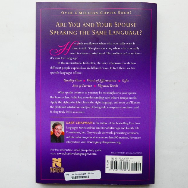 The Five Love Languages: How to Express Heartfelt Commitment to Your Mate by Gary Chapman - Image 2