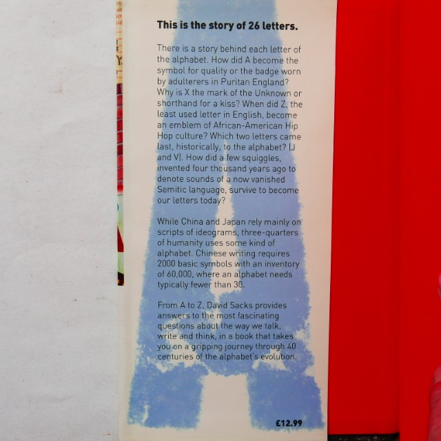 The Alphabet by David Sacks - Image 2