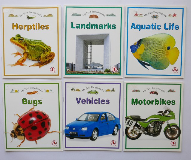My First Encyclopedia - Bugs, Vehicles, Motorbikes, Herptiles, Landmarks & Aquatic Life