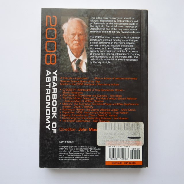 2008 Yearbook of Astronomy - Edited by Patrick Moore - Image 2