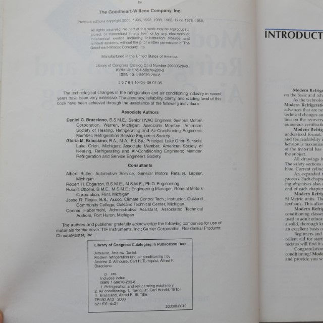 Modern Refrigeration and Air Conditioning : 18th Edition - Althouse Turnquist - Bracciano - Image 3