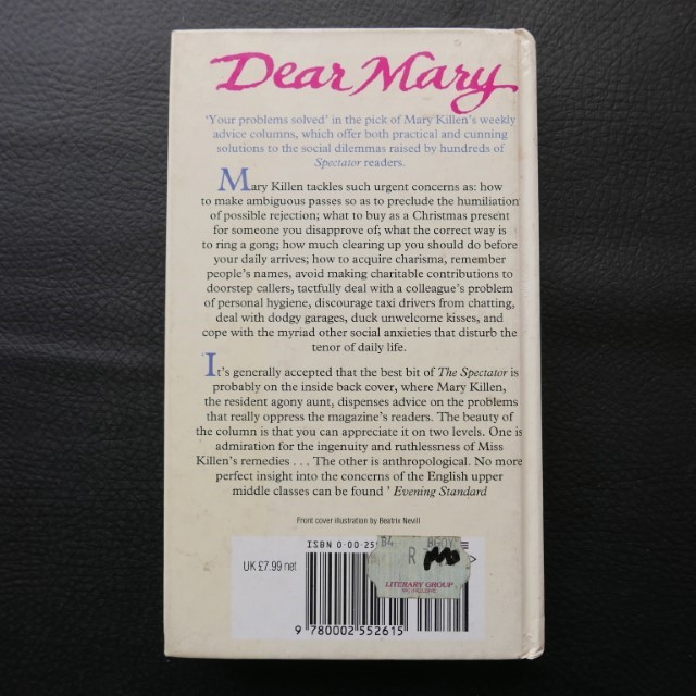 Dear Mary: The Spectator Book of Solutions by Mary Killen - Image 2