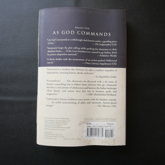 As God Commands by Niccolò Ammaniti - Image 3
