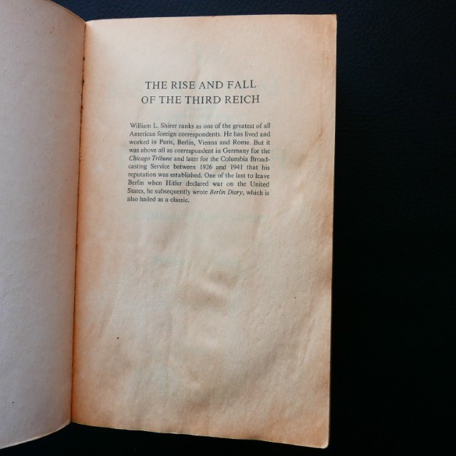 The Rise and Fall of the Third Reich by William L. Shirer - Image 2