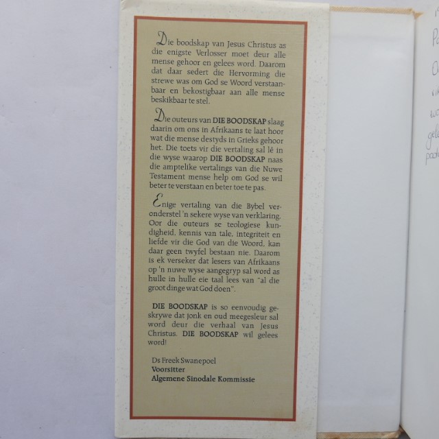 Die Boodskap: die Nuwe Testament in Hedendaagse Afrikaans - Jan van der Watt & Stephan Joubert - Image 4