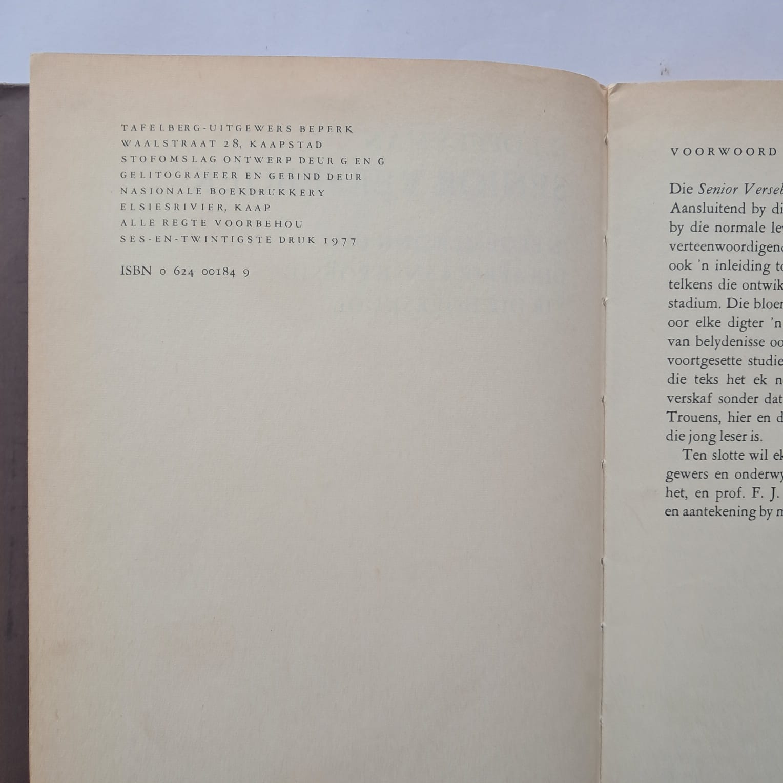 Senior Verseboek deur D.J. Opperman - 1977 - Image 4