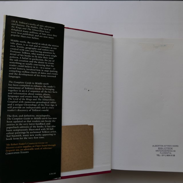 The Complete Guide to Middle Earth by Robert Foster- 2003 Edition - Image 2