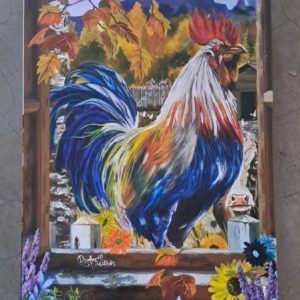 Rooster in the Window - RGS Paul Thelever - 1500 Piece Jigsaw Puzzle